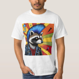 CAMISETA PUNK ROCK RACCOON 4