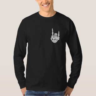 Camiseta Punk Rock Skeleton Legal Rocker Halloween Men
