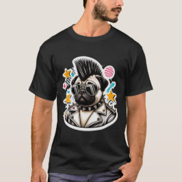CAMISETA PUNK ROCKER-PUG 2