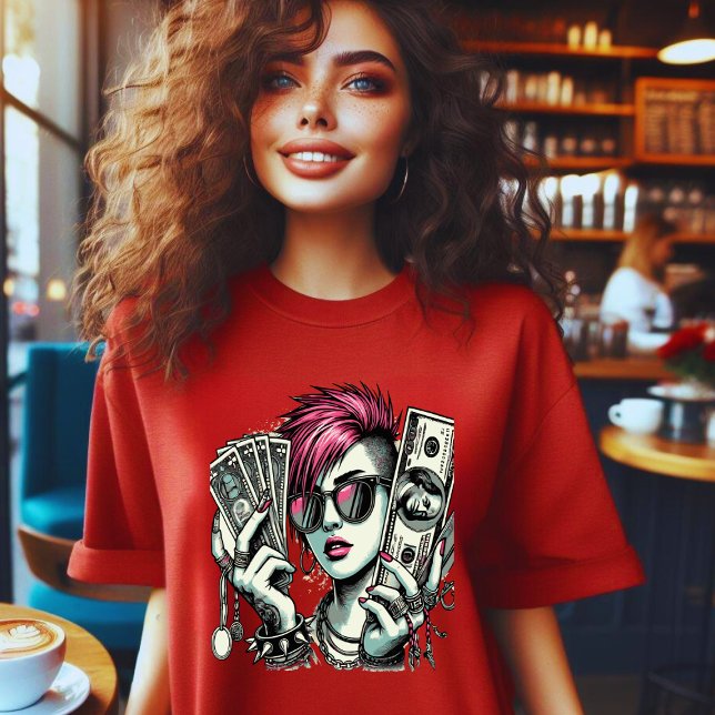 Camiseta Punk Swag Girl (Punk Girl Swag)