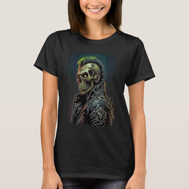 Camiseta Punk Zumbi Apocalíptico (Frente)
