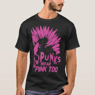Camiseta Punks Vestem Rosa Demasiado Gótico - concerto de R
