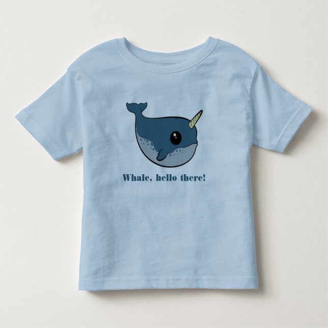 Camiseta Punny Narwhal (Frente)
