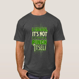 Camiseta Punny Pinch Rua. Dia de Patrick
