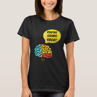 Camiseta Punny Positive: Sua Dose Diária de Saúde Mental C