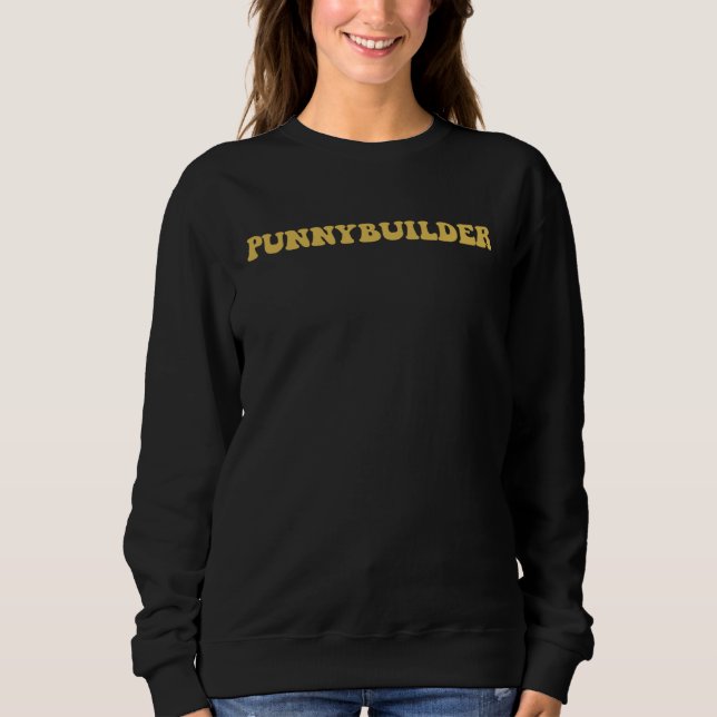 Camiseta Punnybuilder Dad Jokes Bodybuilder Pun (Frente)