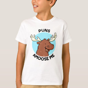 Camiseta Puns Amome-Me Engraçado Mose Pun