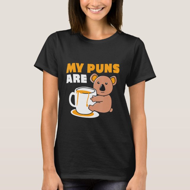 Camiseta Puns São Koala Tea (Frente)