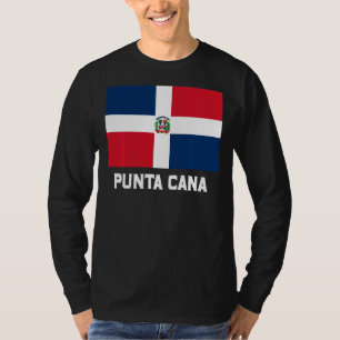 Camiseta Punta Cana República Dominicana Bandeira Emblem Es