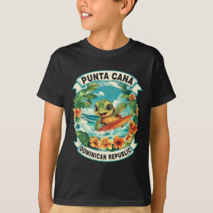 Camiseta Punta Cana República Dominicana Tartaruga Marinha