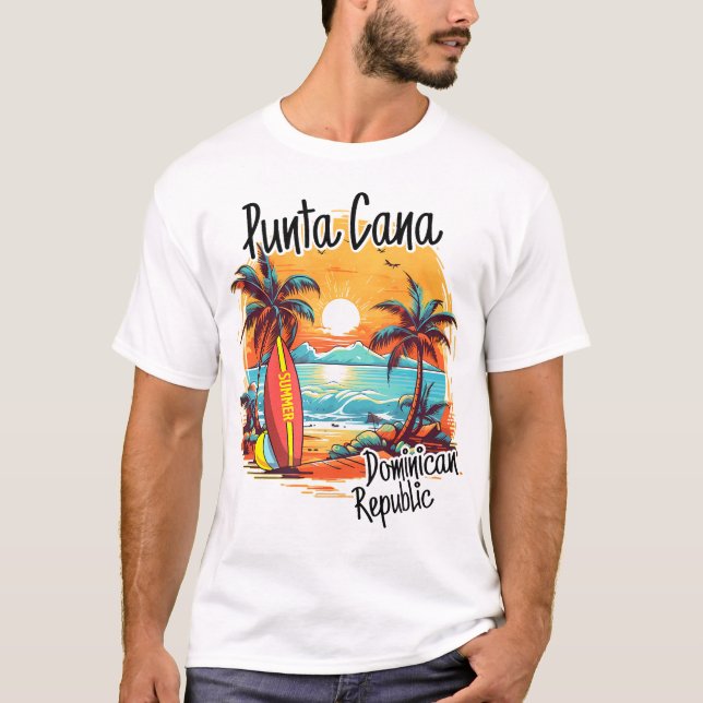 Camiseta Punta Cana — República Dominicana Vacation Beach F (Frente)
