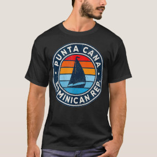 Camiseta Punta Cana República Dominicana Vintage Sailboat R