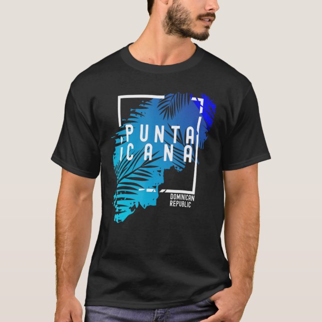 Camiseta Punta Cana Vacation Punta Cana Souvenirs Dominican (Frente)