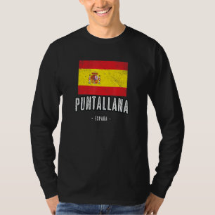Camiseta Puntallana Espanha ES Flag City - Bandera Ropa -