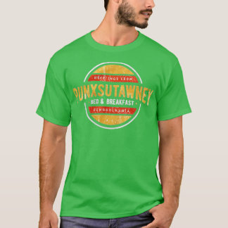 Camiseta Punxsutawney Bed e Brefast Funny