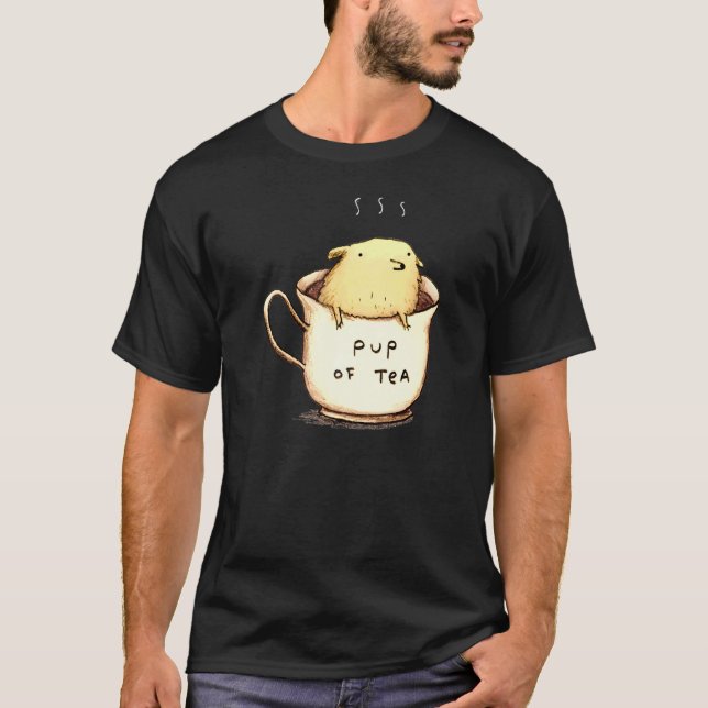 Camiseta Pup De Tea Beauteaful Tea Design (Frente)