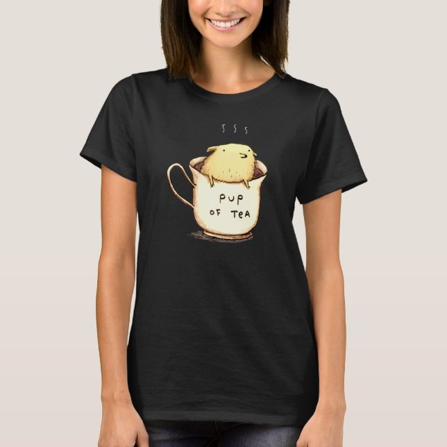 Camiseta Pup De Tea Beauteaful Tea Design (Frente)