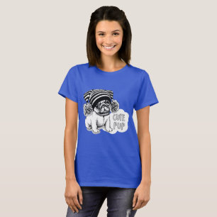 Camiseta Pup em Cute