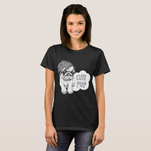 Camiseta Pup em Cute