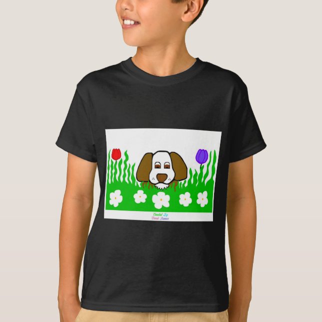 Camiseta Pup N Play Boys Black Basic T Shirt (Frente)