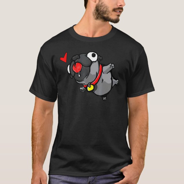 Camiseta Pup Para Homens E Mulheres (Frente)