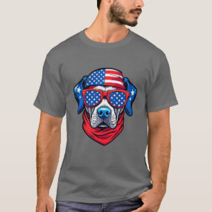 Camiseta Pup Patriótico em Estilo