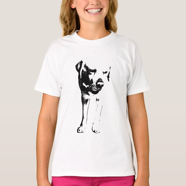 Camiseta Pup Penso, Linhas Negrito (Frente)