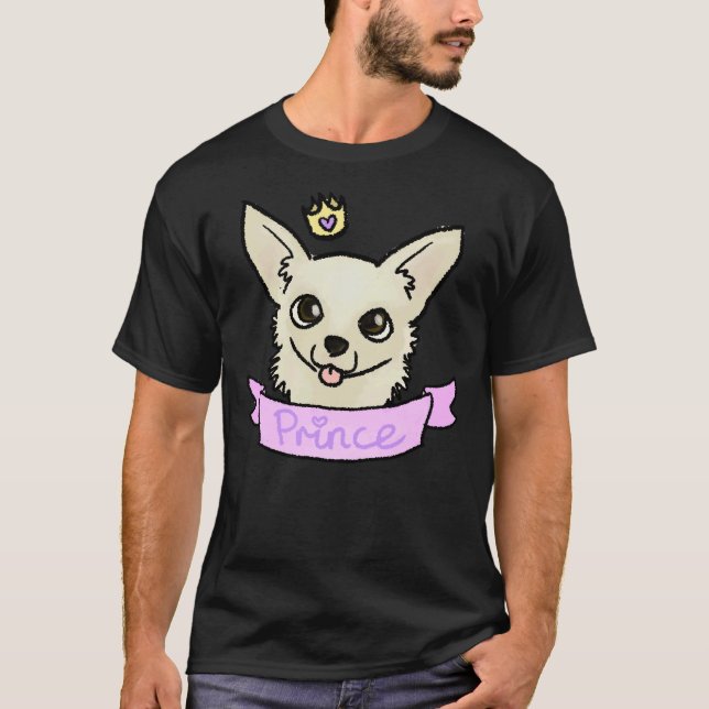 Camiseta Pup Prince Chihuahua (Frente)