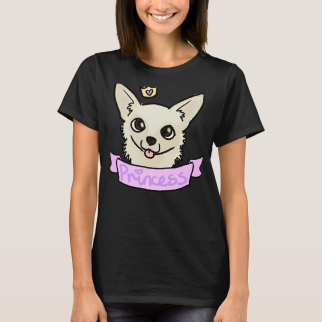 Camiseta Pup Princess Chihuahua (Frente)