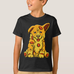 Camiseta Pupperoni Pizza Adorava Mulheres Engraçadas Cachor