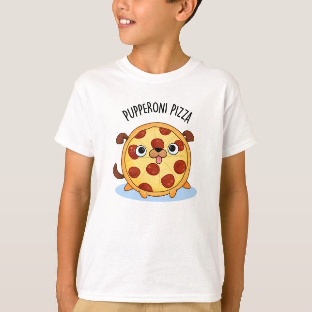 Camiseta Pupperoni Pizza Funny Pizza Pun (Frente)