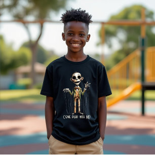 Camiseta Puppet - Venha Brincar Comigo Personalizado