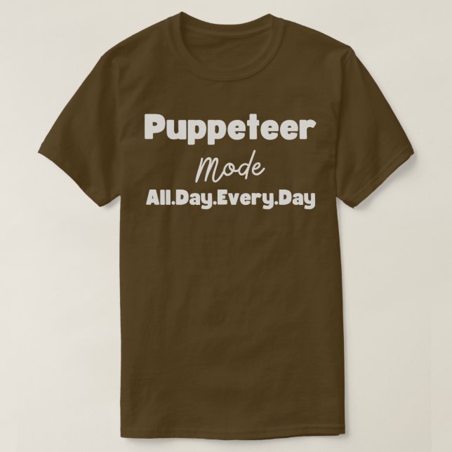 Camiseta Puppeteer (Frente do Design)