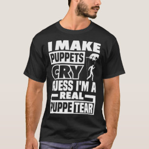 Camiseta Puppeteer Ventriloquismo Eu Faço Puppets Cr