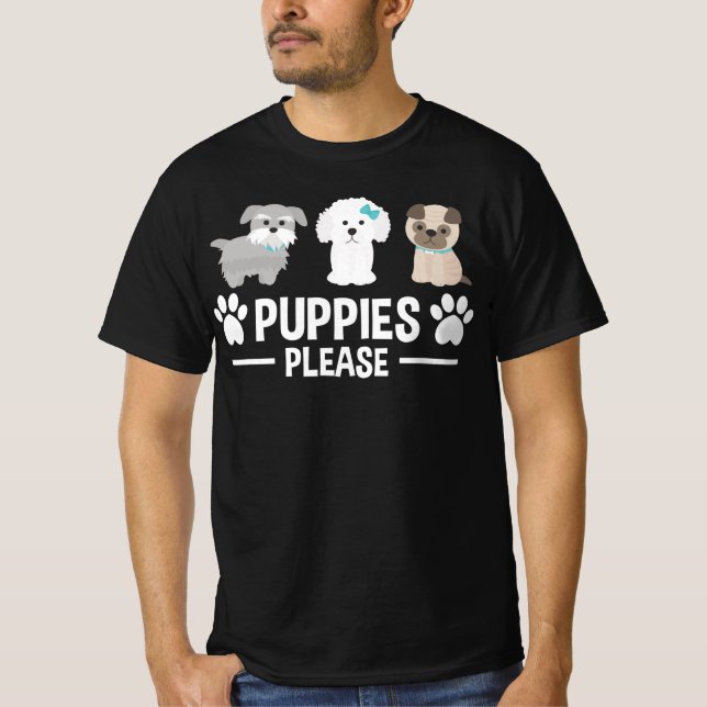 Camiseta Puppies please (Frente)