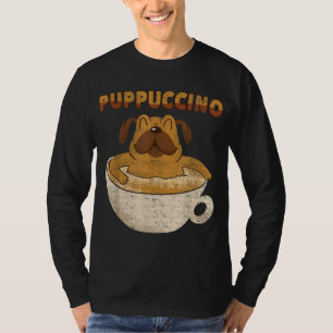 Camiseta Puppuccino - Cão Lover Cappuccino Lover - Café D