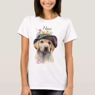 CAMISETA PUPPY ADORÁVEL DE RECUPERAÇÃO DE LABRADOR AMARELO