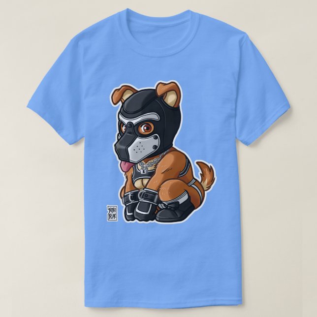 CAMISETA PUPPY BRANCA SÉRIE BEARZOO (Frente do Design)