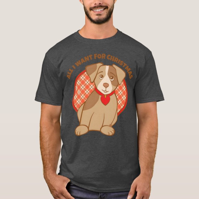 Camiseta Puppy de Natal (Frente)