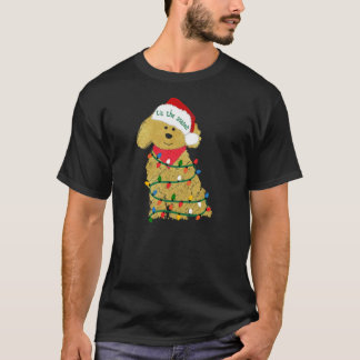 Camiseta Puppy de Ouro de Natal