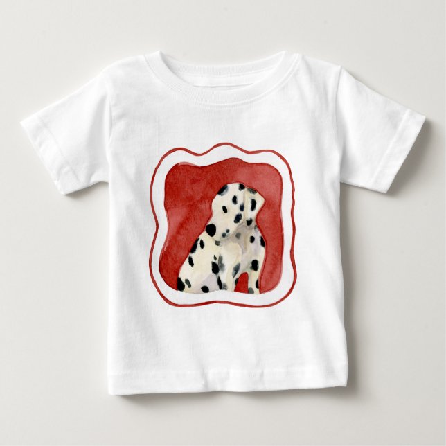 Camiseta "Puppy Love", "Dalmatic Puppy Art", de Audrey Jean (Frente)