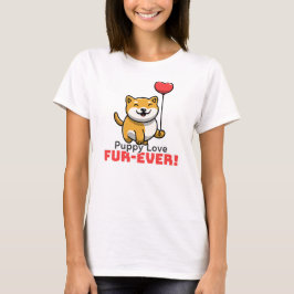 Camiseta "Puppy Love fur-ever", Dia dos Cães