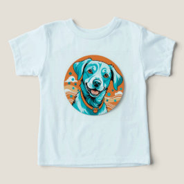 Camiseta Puppy Orange love