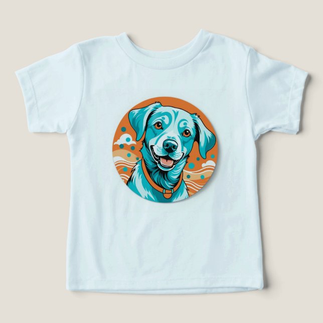 Camiseta Puppy Orange love (Design frontal)