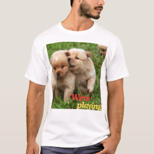 Camiseta puppy personalize t-shirts/capuzes clássicas premi
