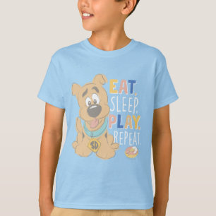 Camiseta Puppy Scooby-Doo "Coma, Dorme, Jogue, Repita"