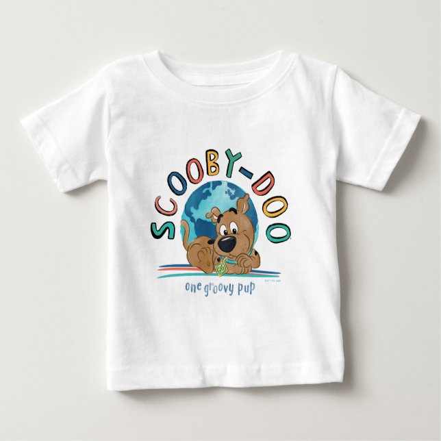 Camiseta Puppy Scooby-Doo "One Groovy Pup" (Frente)