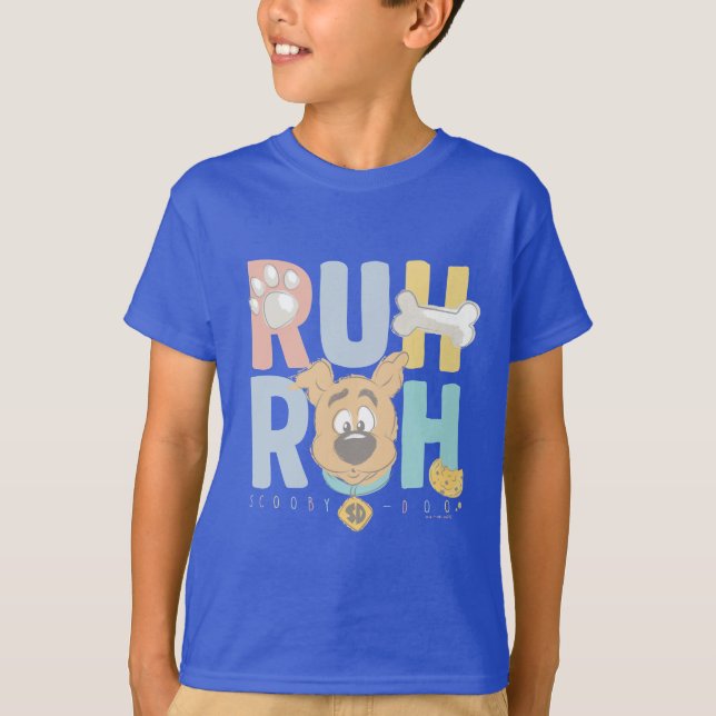 Camiseta Puppy Scooby-Doo "Ruh Roh" (Frente)