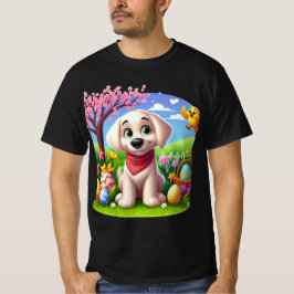 Camiseta Puppy Springtime