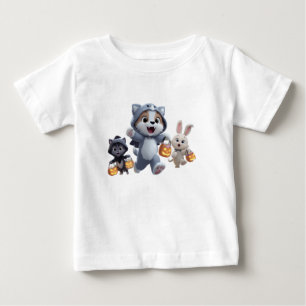 Camiseta Puppy Werewolf e Amigos Trick-or-Tratating